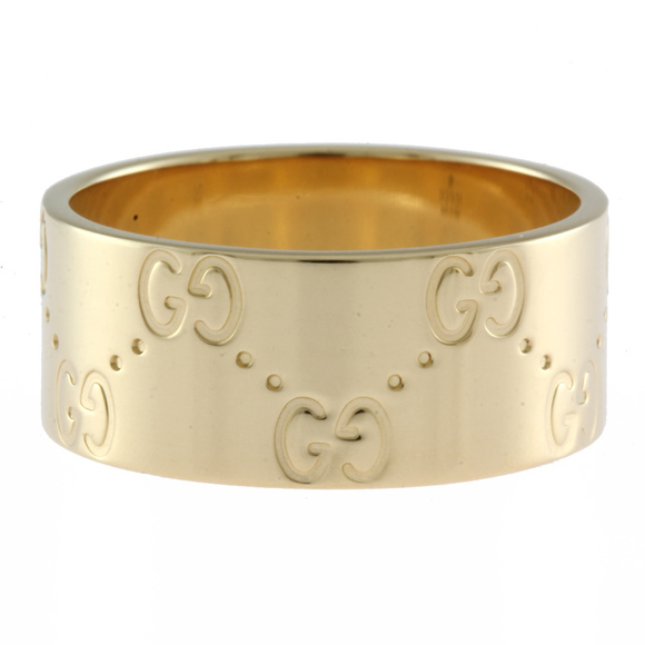 Gucci Icon Wide Ring No. 19 18k Unisex Gold - Picture 4 of 7